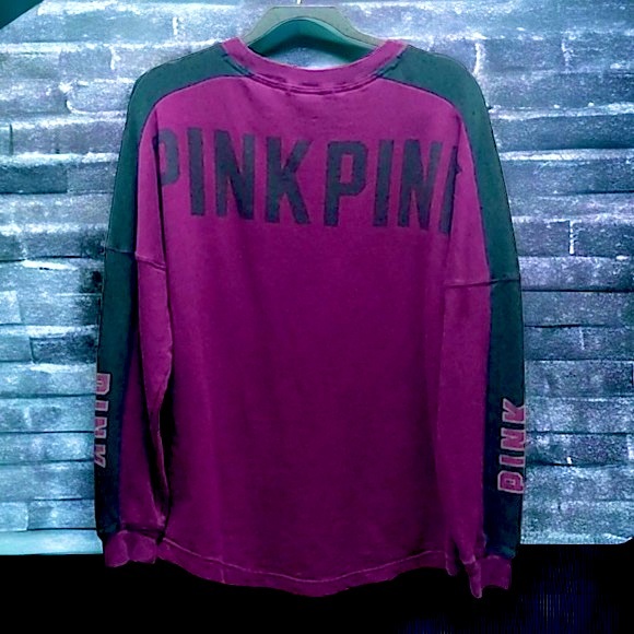 Victorias Secret PINK Long Sleeve Crewneck Sweatshirt Women’s Size Small - Picture 3 of 6